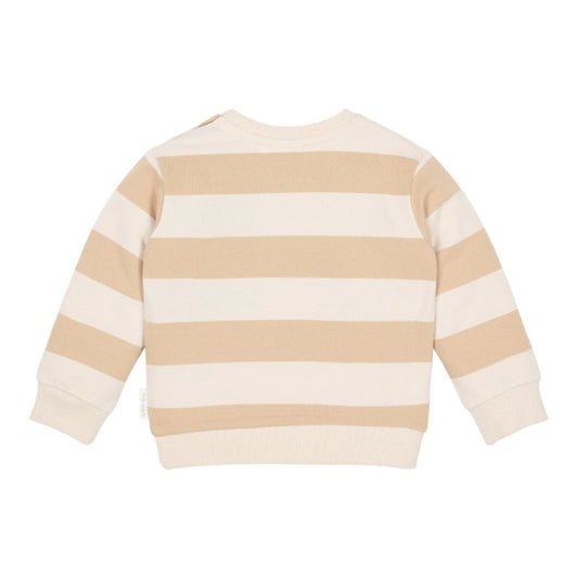 Little Dutch - Maglione a righe color biscotto