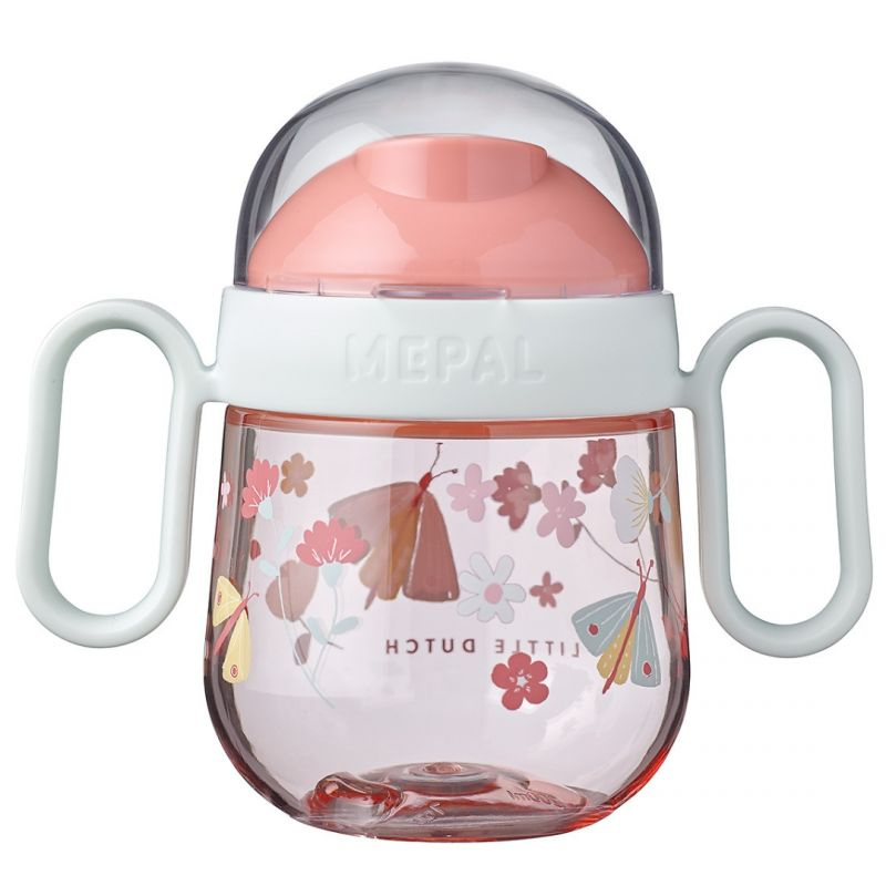 Little Dutch - Borraccia - Prima borraccia anti-goccia 6m 200ml - Flowers & Butterflies