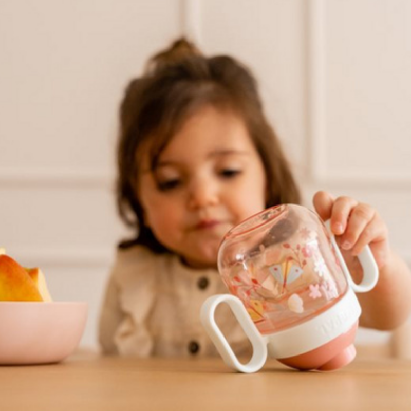 Little Dutch - Borraccia - Prima borraccia anti-goccia 6m 200ml - Flowers & Butterflies