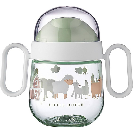 Little Dutch - Borraccia - Prima borraccia anti-goccia 6m 200ml - Little Farm