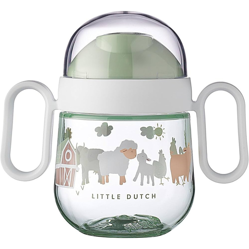 Little Dutch - Borraccia - Prima borraccia anti-goccia 6m 200ml - Little Farm
