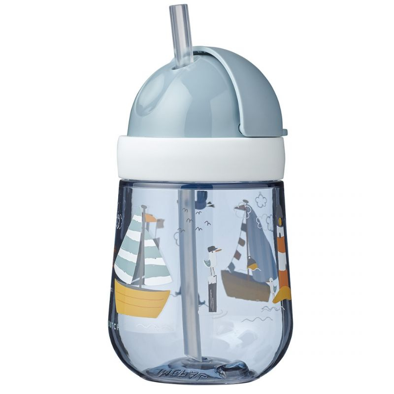 Little Dutch - Borraccia - prima borraccia con cannuccia 300ml - Sailors Bay