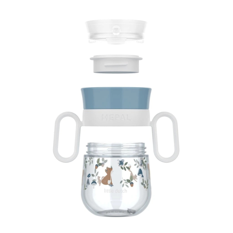 Mepal x Little Dutch - Trainer cup Borraccia antigoccia 200ml - Forest Friends