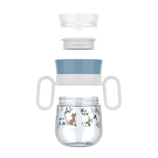 Mepal x Little Dutch - Trainer cup Borraccia antigoccia 200ml - Forest Friends