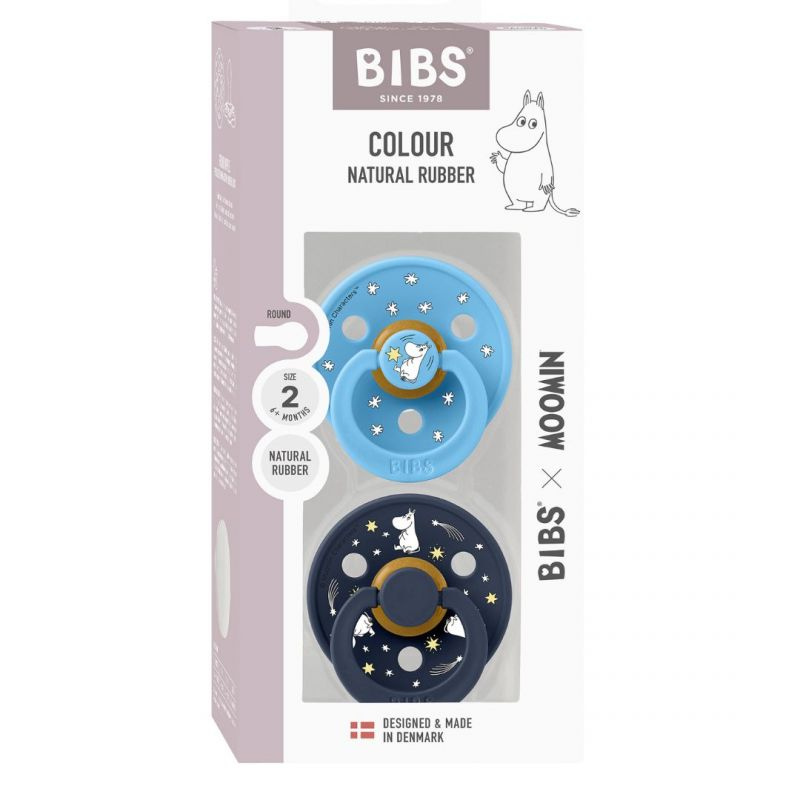 Bibs x Moomin - Bibs - 2-pack Ciuccio MOOMIN (6+) - Vari colori