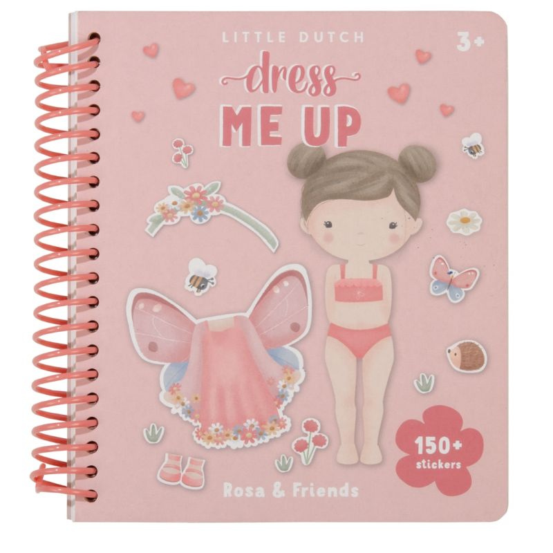 Little Dutch - Libro dress me up - Rosa & Friends