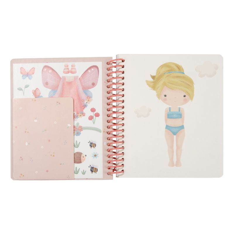 Little Dutch - Libro dress me up - Rosa & Friends