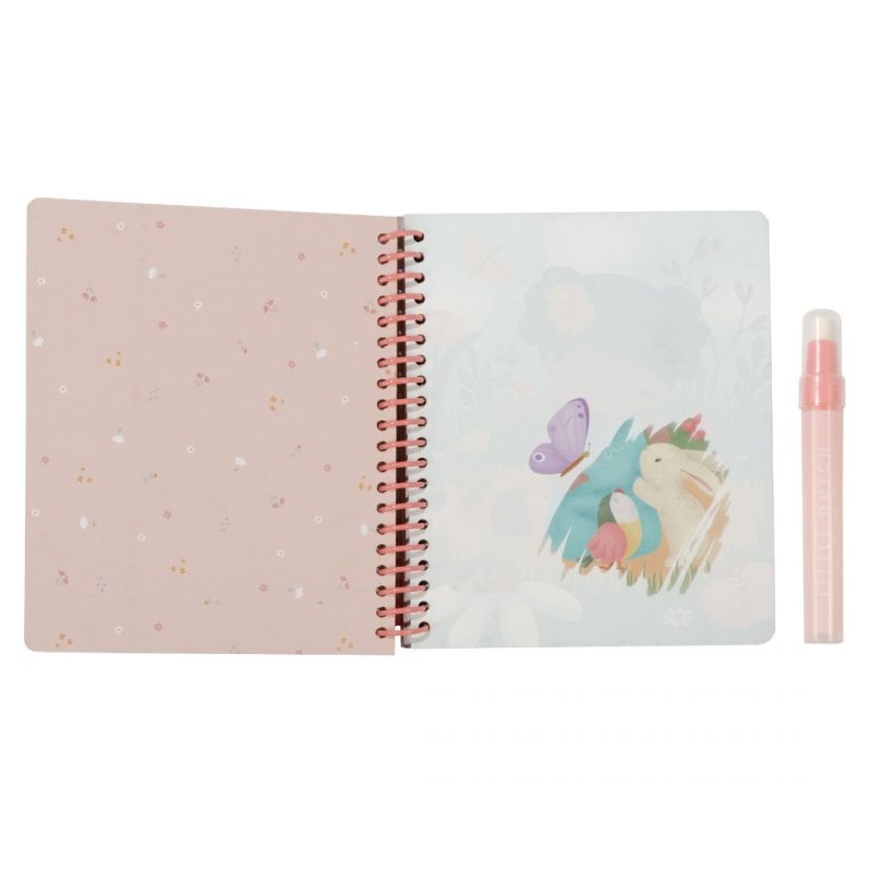 Little Dutch - Libro magico da colorare con l'acqua - Rosa & Friends