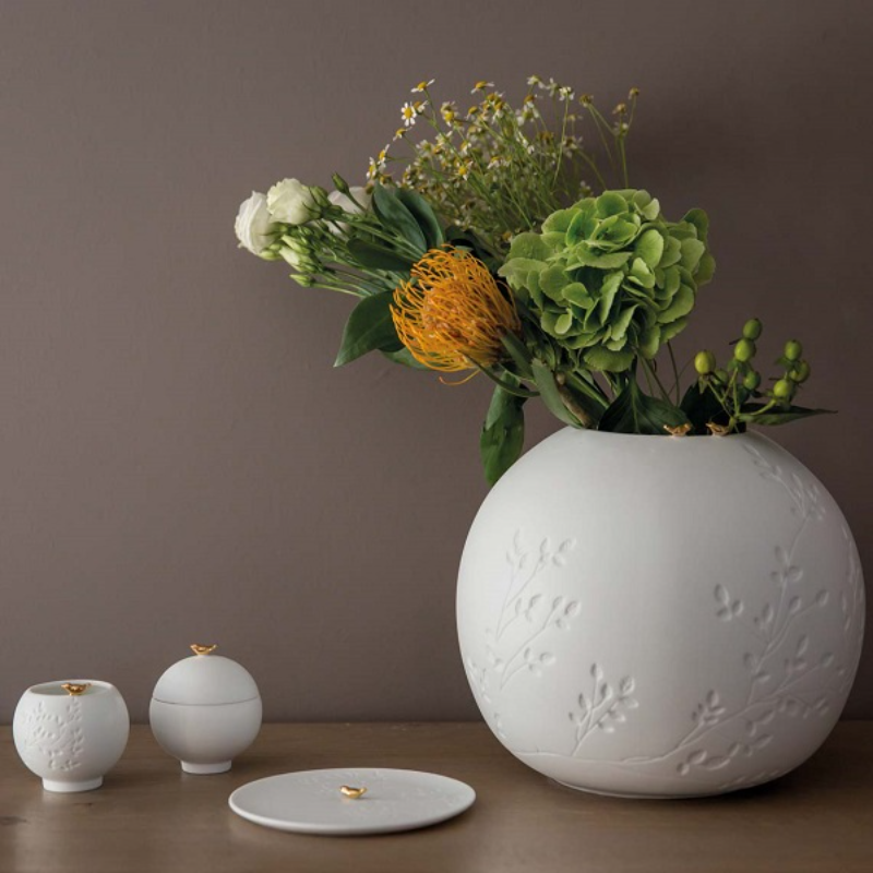 Räder - Piatto svuotatasche in porcellana - Bird Uccellino 14cm