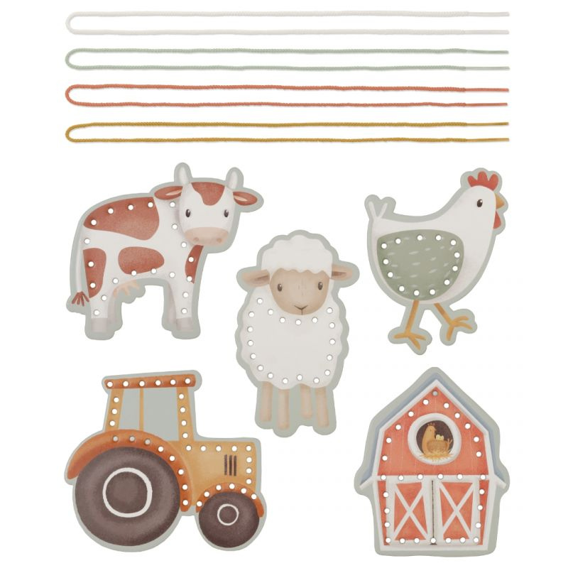 Little Dutch - Lacing card - Sagome per infilare - Little Farm