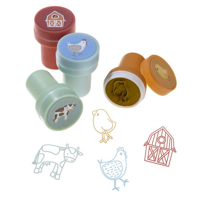 Little Dutch - Timbrini - Set 16 pz - Little Farm