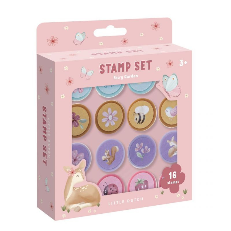 Little Dutch - Timbrini - Set 16 pz - Fairy Garden