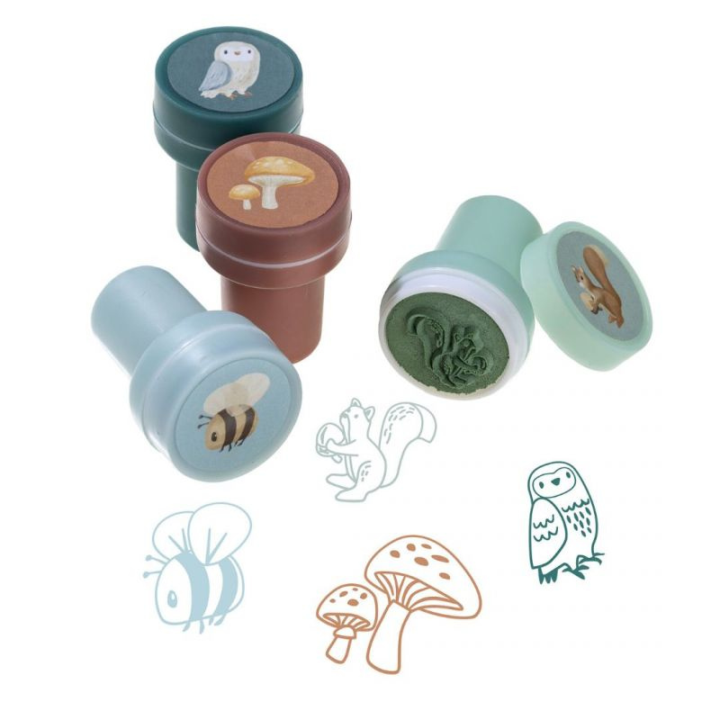 Little Dutch - Timbrini - Set 16 pz - Forest Friends