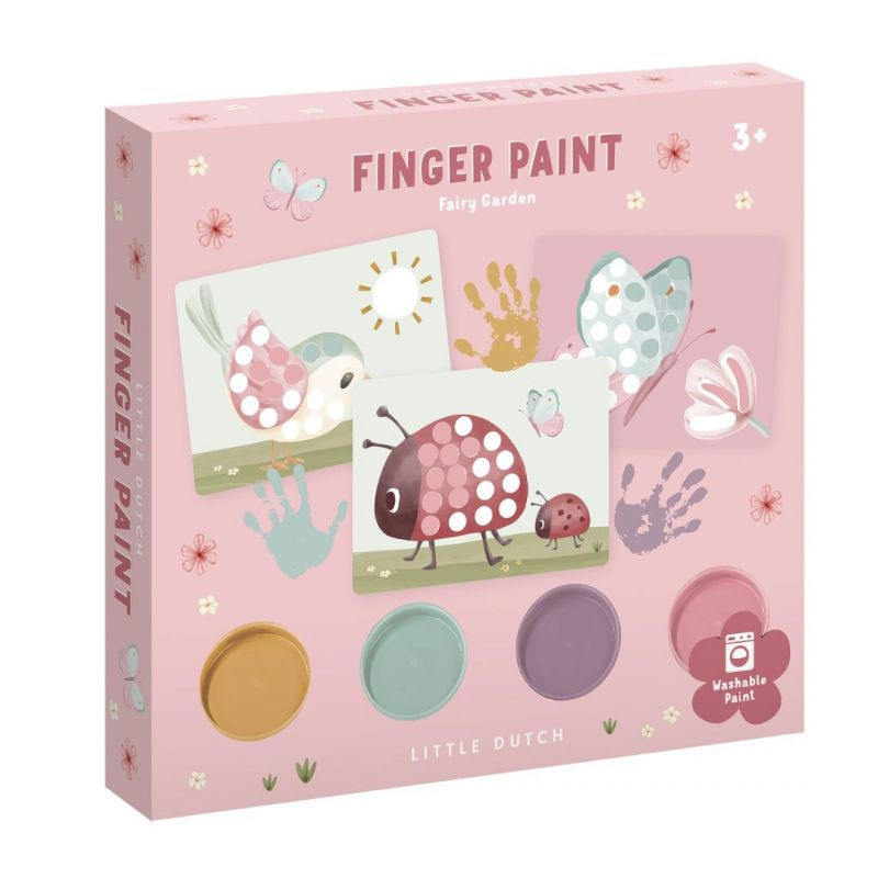 Little Dutch - Finger Paint - Set pittura con le Dita - Fairy Garden