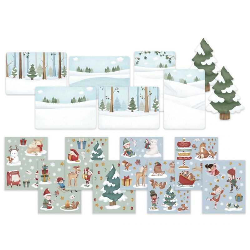 Little Dutch - Sticker Story - Adesivi - Natale