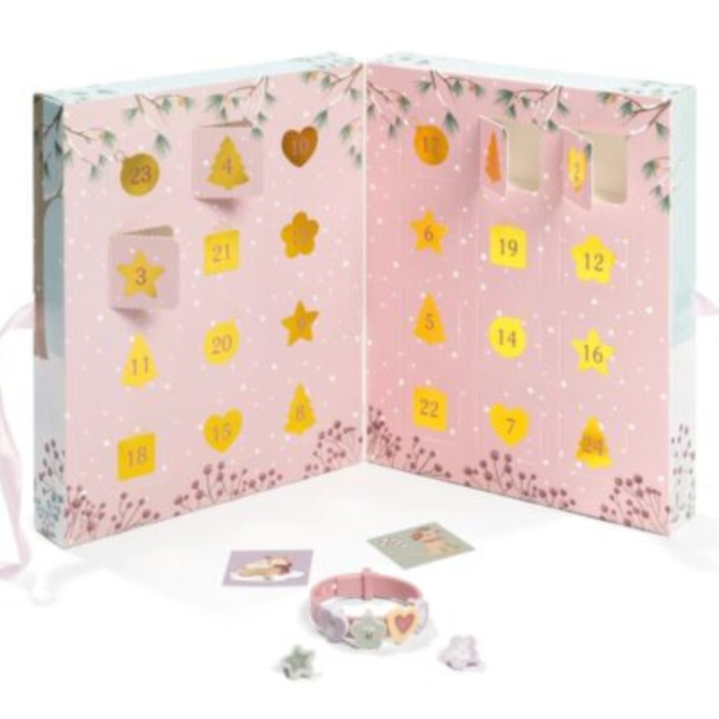 Little Dutch - Calendario dell'Avvento - Set Braccialetti e charms - Fairy Garden