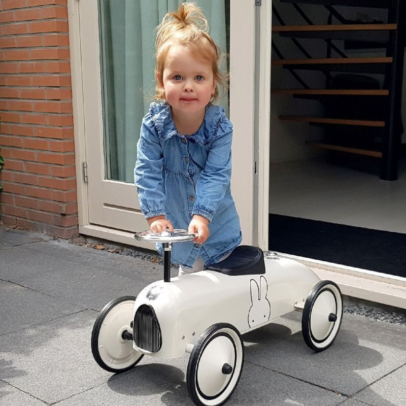Little Dutch - Macchinina retro' cavalcabile - Happy Miffy