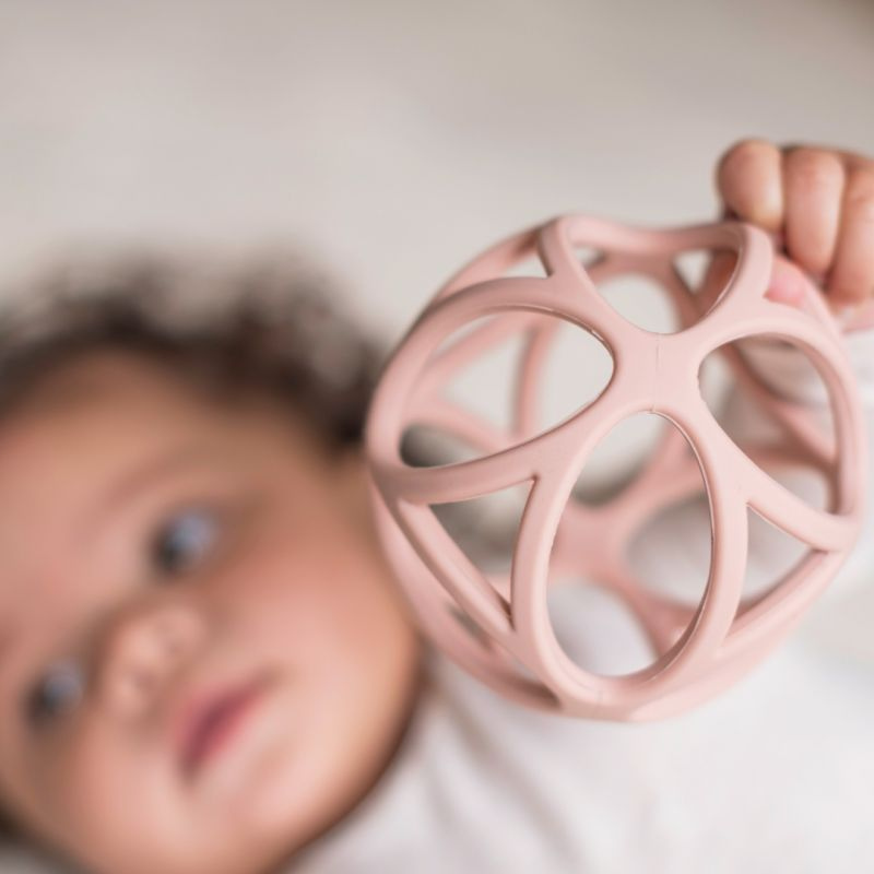 Little Dutch - Palla dentizione in silicone - Rosa
