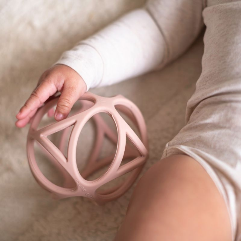 Little Dutch - Palla dentizione in silicone - Rosa