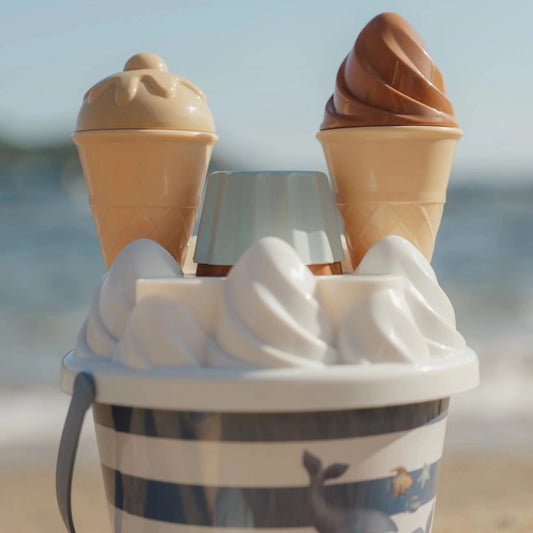 Little Dutch - Set giochi spiaggia - secchiello dei gelati - Blu - Ocean