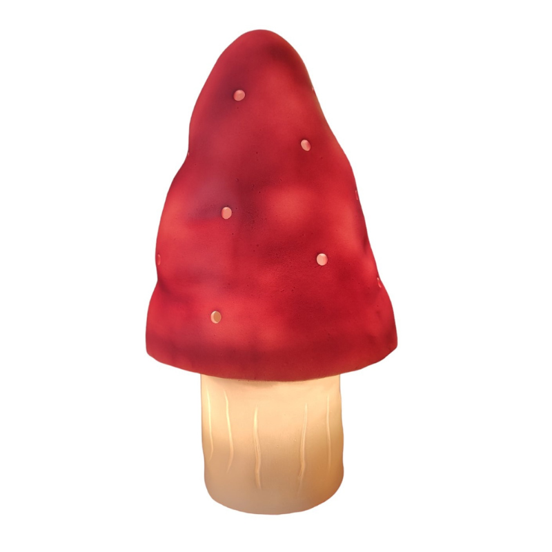 Egmont Toys - Lampada Fungo Small 15x28 cm - Rosso Cuberdon