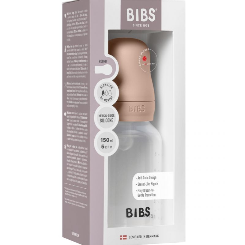 BIBS - Biberon 150ml - Blush - Rosa