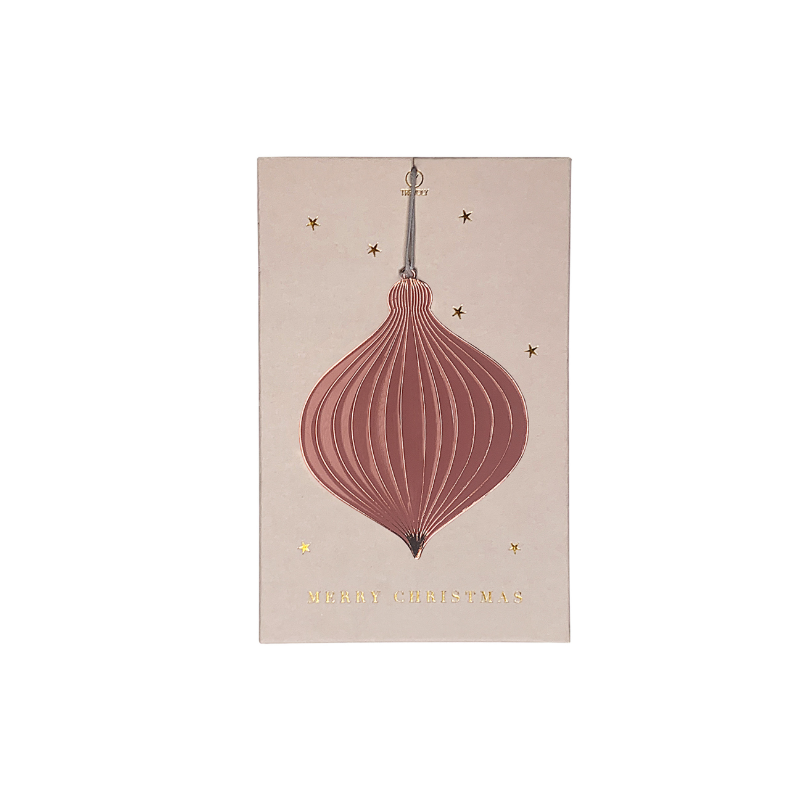 Räder - Decorazione da appendere in metallo - Lanterna Merry Christmas 9x14cm