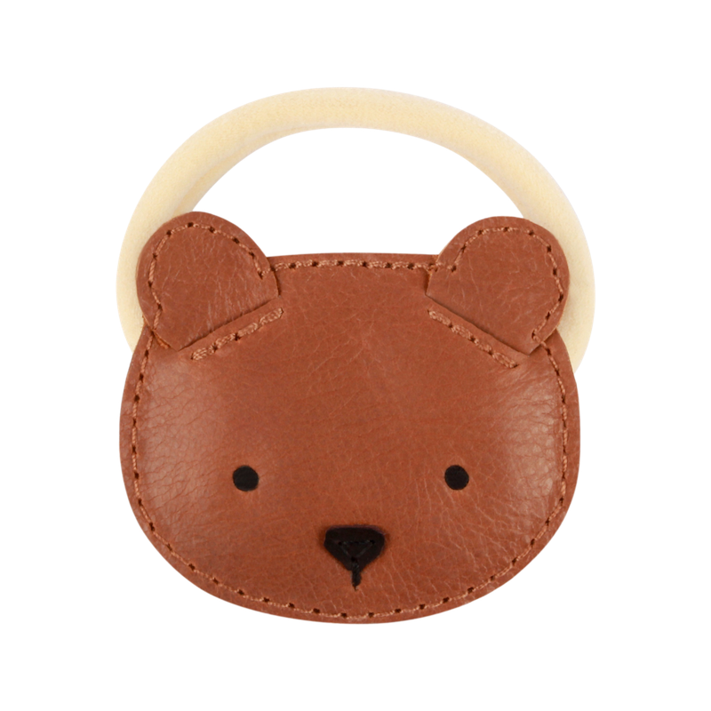 Donsje Amsterdam - Josy Classic Hair Tie | Bear - Elastico per capelli Orsetto