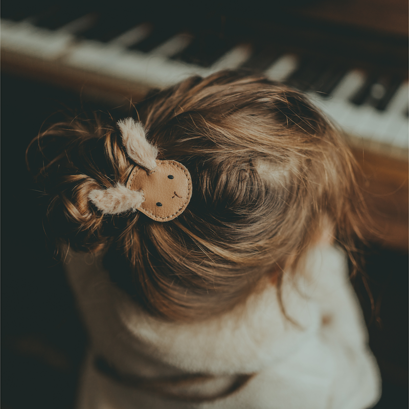 Donsje Amsterdam - Josy Exclusive Hair Tie | Fluffy Bunny - Elastico per capelli Coniglietto