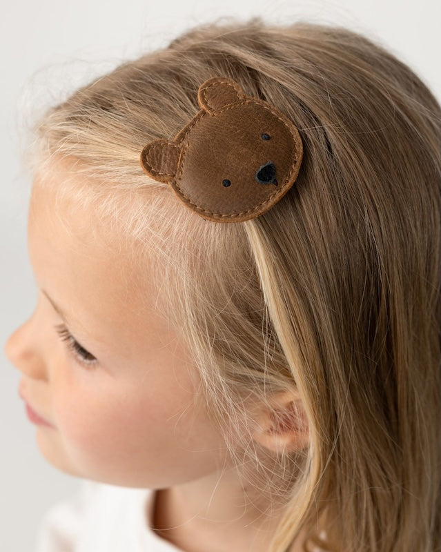 Donsje Amsterdam - Josy Classic Hairclip | Bear - Molletta per capelli Orsetto