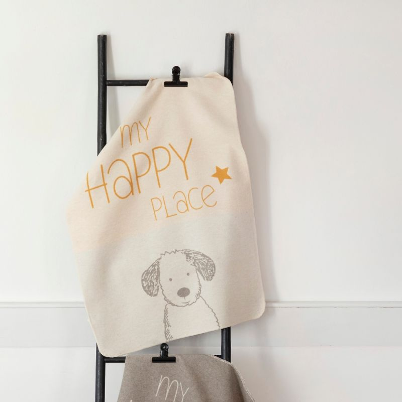 Fussenegger Kids - Coperta in flanella di cotone e viscosa 90x70 cm - My Happy Place Cane