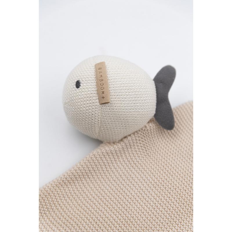 Bamboom - Doudou fatto a maglia - Fish sabbia