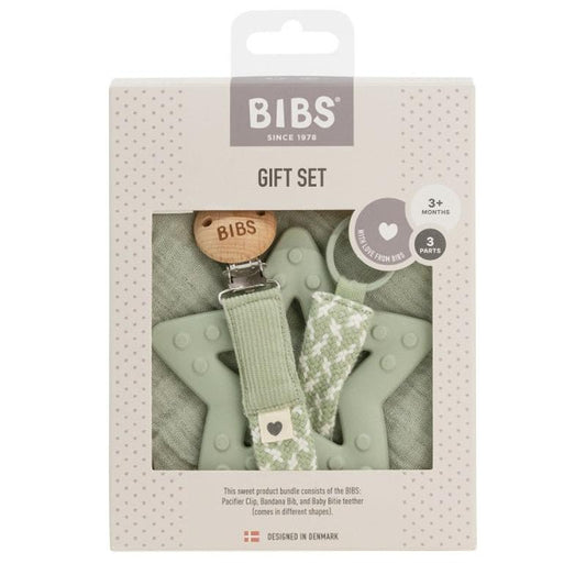 Bibs - Set regalo 6 mesi - Stella colore verde