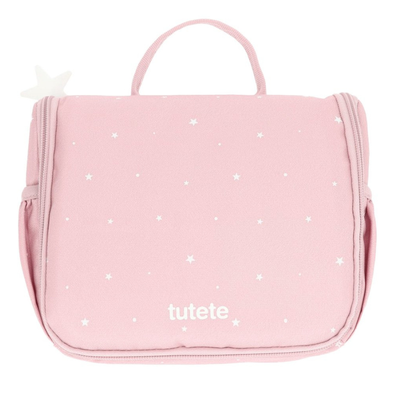 Beauty Case da Viaggio - Borsa da Toilette Appendibile Tutete Stars RPET - Rosa