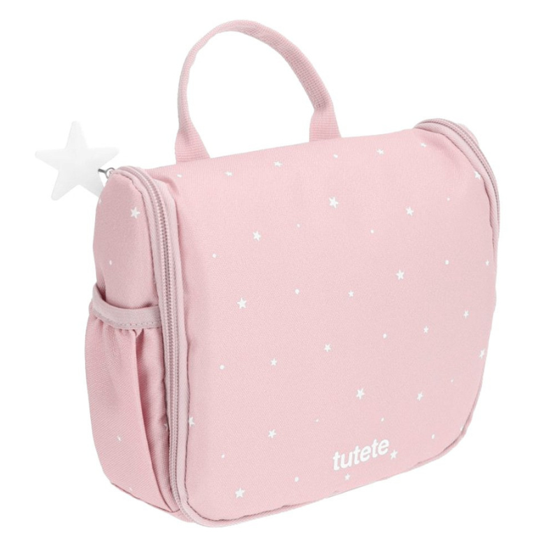 Beauty Case da Viaggio - Borsa da Toilette Appendibile Tutete Stars RPET - Rosa