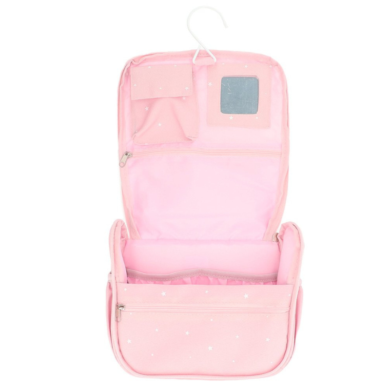 Beauty Case da Viaggio - Borsa da Toilette Appendibile Tutete Stars RPET - Rosa