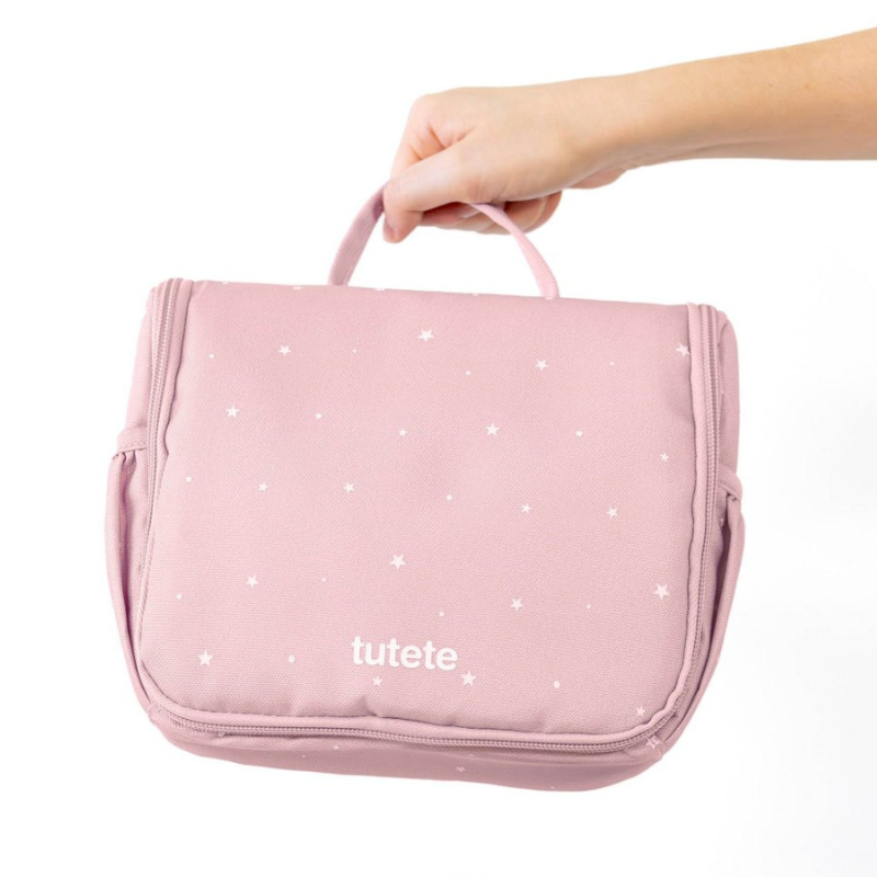 Beauty Case da Viaggio - Borsa da Toilette Appendibile Tutete Stars RPET - Rosa