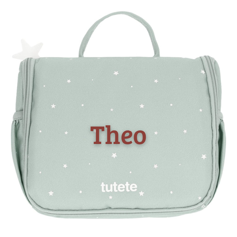 Beauty Case da Viaggio - Borsa da Toilette Appendibile Tutete Stars RPET - Verde