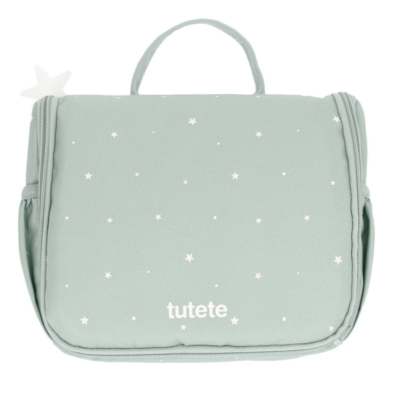 Beauty Case da Viaggio - Borsa da Toilette Appendibile Tutete Stars RPET - Verde