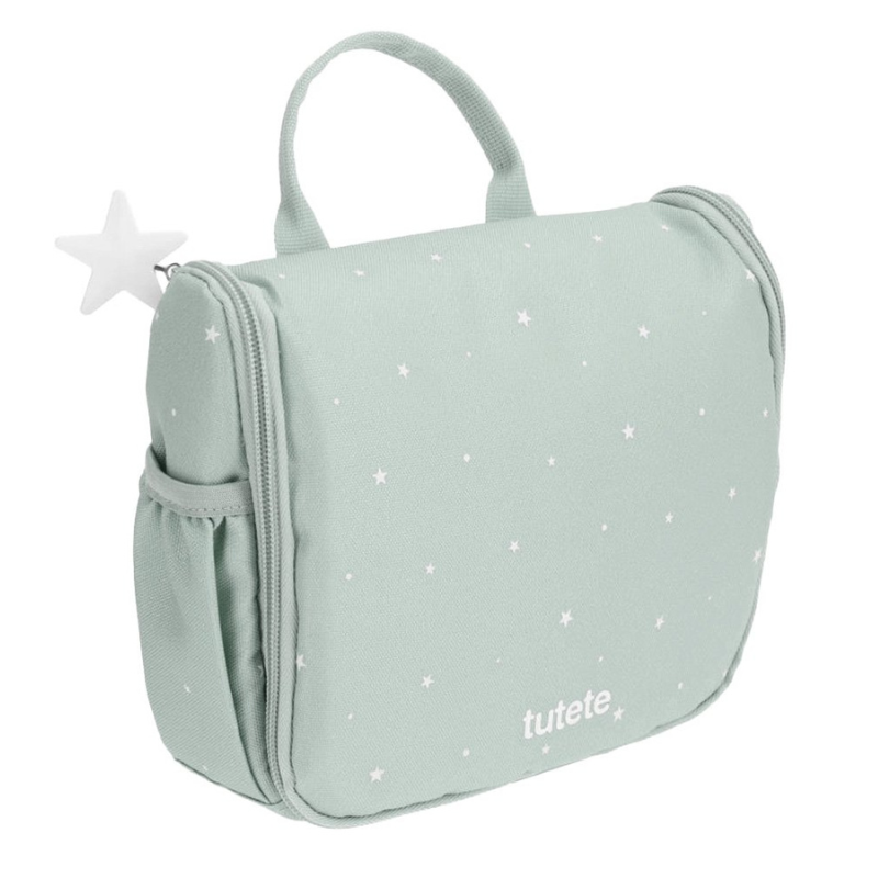 Beauty Case da Viaggio - Borsa da Toilette Appendibile Tutete Stars RPET - Verde