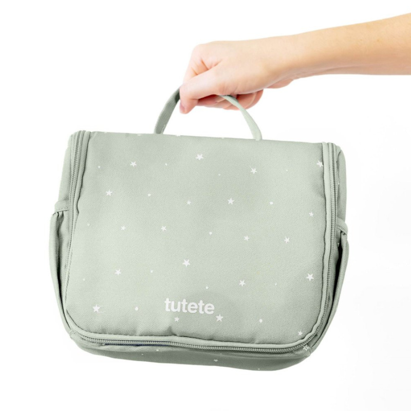 Beauty Case da Viaggio - Borsa da Toilette Appendibile Tutete Stars RPET - Verde