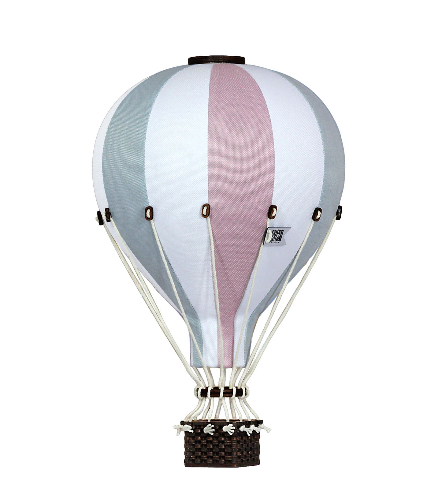 SuperBalloon Original - Mongolfiera - Azzurro Rosa Bianco
