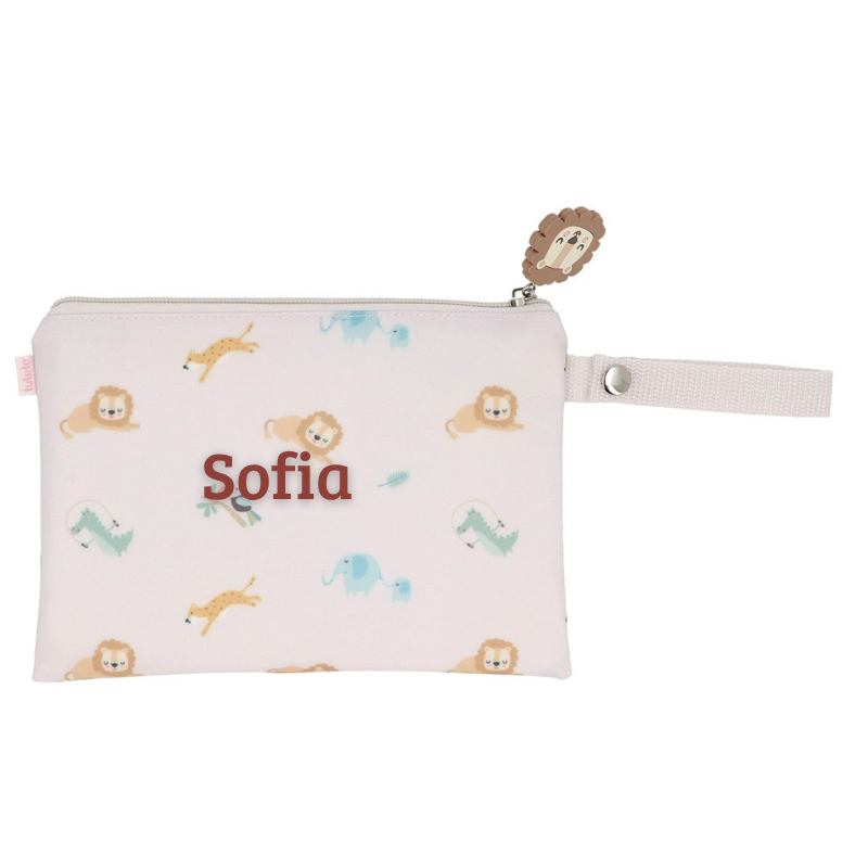 Tutete - Busta Panino Personalizzabile Savana Chiaro - RPET Riciclato e BPA Free