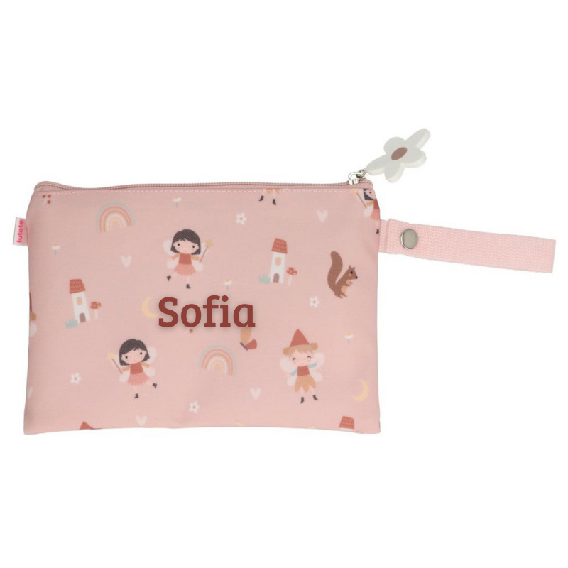 Tutete - Busta Panino Personalizzabile Fatine - RPET Riciclato e BPA Free