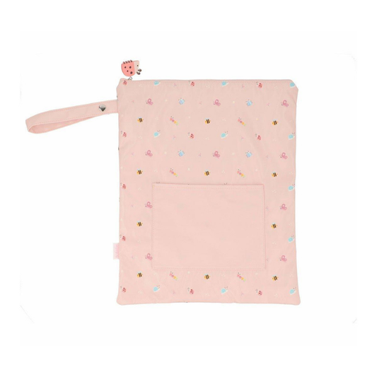 Tutete - Sacchetta impermeabile con gancio - Bugs Api e farfalline