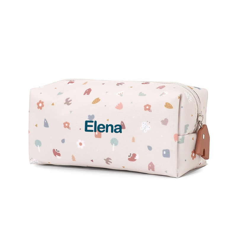 Tutete - Astuccio Scuola Natura Geometrica Personalizzabile - RPET Riciclato