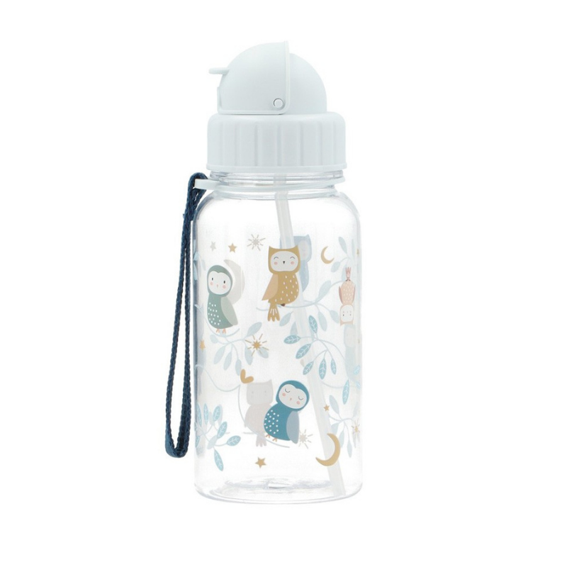 Tutete - Borraccia Tritan 500ml - Foresta Magica con Cannuccia Silicone BPA Free