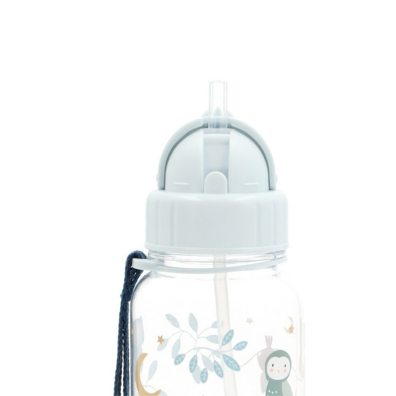 Tutete - Borraccia Tritan 500ml - Foresta Magica con Cannuccia Silicone BPA Free