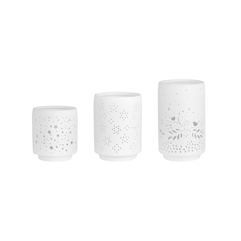 Räder - Set 3 portacandele - 7/9/11cm