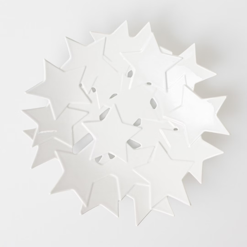 Räder - Piatto portafrutta in porcellana XL - Stelle 30cm